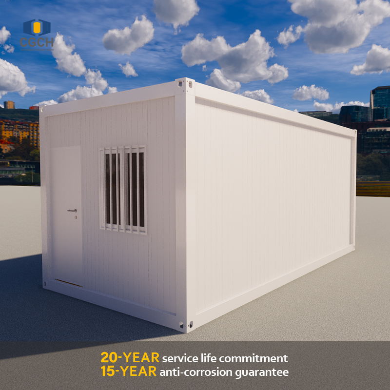 Flat-pack container house | 20-year service life and 15-year corrosion protection